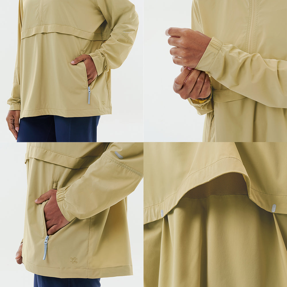 Lightweight Half Zip Parka